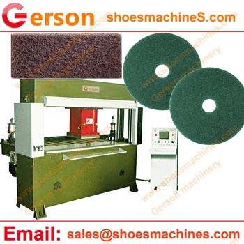 wool floor pad die cutting machine