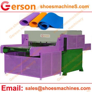 TPE/PVC/NBR/EVA Foam Yoga Mats Die Cutting Machine