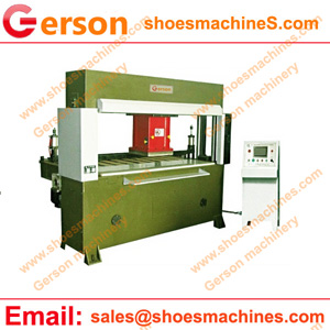 Traveling head hydraulic cutting machine