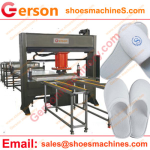 Hotel slipper die cutting machine