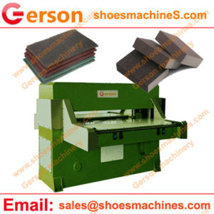 Sanding pads cutting machine