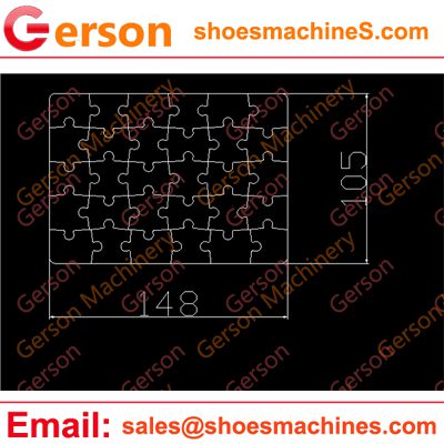 A6 30pcs Pieces jigsaw Puzzle cutting die tool mold drawing